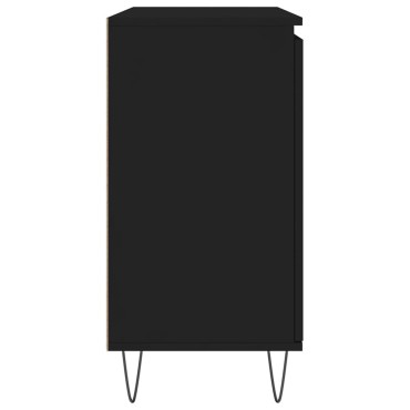 vidaXL Μπουφές Μαύρος 104x35x70cm από Επεξεργασμένο Ξύλο 1 τεμ.
