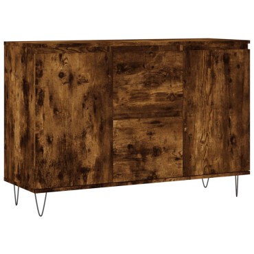 vidaXL Ντουλάπι Καπνιστή Δρυς 104x35x70cm από Επεξεργασμένο Ξύλο 1 τεμ.