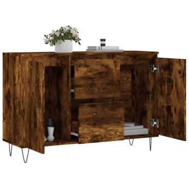 vidaXL Ντουλάπι Καπνιστή Δρυς 104x35x70cm από Επεξεργασμένο Ξύλο 1 τεμ.
