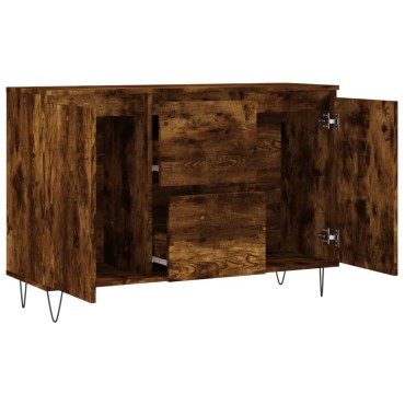 vidaXL Ντουλάπι Καπνιστή Δρυς 104x35x70cm από Επεξεργασμένο Ξύλο 1 τεμ.