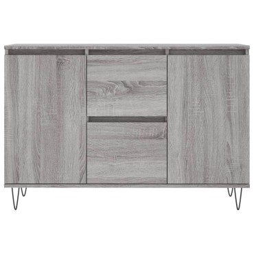 vidaXL Μπουφές Γκρι Sonoma 104x35x70cm από Επεξεργασμένο Ξύλο 1 τεμ.