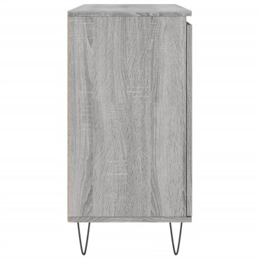 vidaXL Μπουφές Γκρι Sonoma 104x35x70cm από Επεξεργασμένο Ξύλο 1 τεμ.