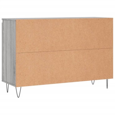vidaXL Μπουφές Γκρι Sonoma 104x35x70cm από Επεξεργασμένο Ξύλο 1 τεμ.