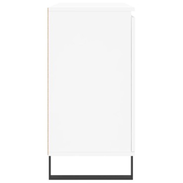 vidaXL Μπουφές Λευκός 104x35x70cm από Επεξεργασμένο Ξύλο 1 τεμ.