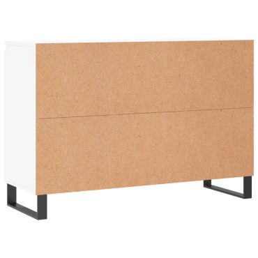 vidaXL Μπουφές Λευκός 104x35x70cm από Επεξεργασμένο Ξύλο 1 τεμ.