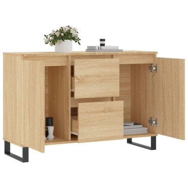 vidaXL Μπουφές Sonoma Δρυς 104x35x70cm από Επεξεργασμένο Ξύλο 1 τεμ.
