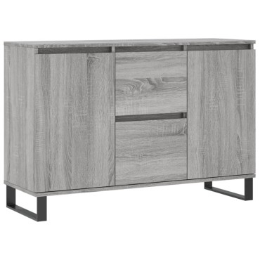 vidaXL Μπουφές Γκρι Sonoma 104x35x70cm από Επεξεργασμένο Ξύλο 1 τεμ.