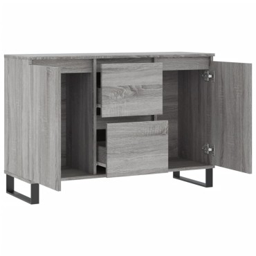 vidaXL Μπουφές Γκρι Sonoma 104x35x70cm από Επεξεργασμένο Ξύλο 1 τεμ.