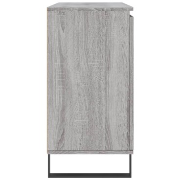 vidaXL Μπουφές Γκρι Sonoma 104x35x70cm από Επεξεργασμένο Ξύλο 1 τεμ.