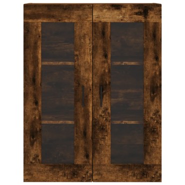 vidaXL Ντουλάπι Τοίχου Καπνιστή Δρυς 69,5x34x90cm 1 τεμ.