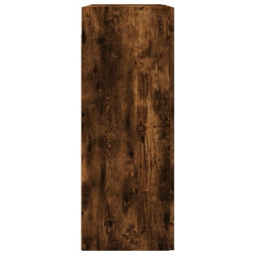 vidaXL Ντουλάπι Τοίχου Καπνιστή Δρυς 69,5x34x90cm 1 τεμ.
