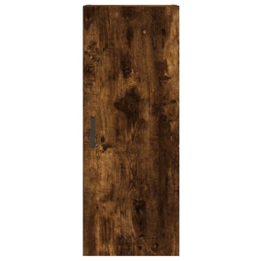 vidaXL Ντουλάπι Τοίχου Καπνιστή Δρυς 34,5x34x90cm 1 τεμ.