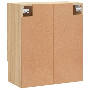 vidaXL Ντουλάπι Τοίχου Sonoma Δρυς 60x31x70cm Επεξεργασμένο Ξύλο 1 τεμ.
