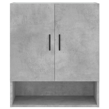 vidaXL Ντουλάπι Τοίχου Γκρι Σκυρ. 60x31x70cm Επεξεργασμένο Ξύλο 1 τεμ.