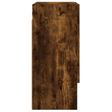 vidaXL Ντουλάπι Τοίχου Καπνιστή Δρυς 60x31x70cm Επεξεργασμένο Ξύλο 1 τεμ.