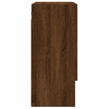 vidaXL Ντουλάπι Τοίχου Καφέ Δρυς 60x31x70cm Επεξεργασμένο Ξύλο 1 τεμ.