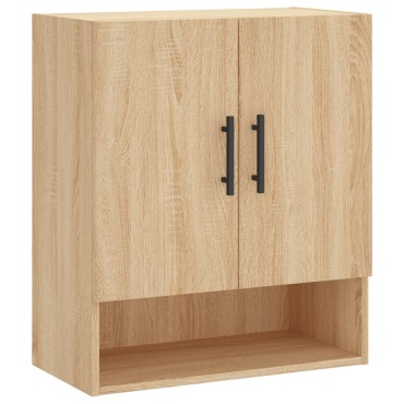 vidaXL Ντουλάπι Τοίχου Sonoma Δρυς 60x31x70cm Επεξεργασμένο Ξύλο 1 τεμ.