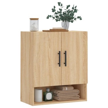 vidaXL Ντουλάπι Τοίχου Sonoma Δρυς 60x31x70cm Επεξεργασμένο Ξύλο 1 τεμ.