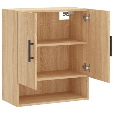 vidaXL Ντουλάπι Τοίχου Sonoma Δρυς 60x31x70cm Επεξεργασμένο Ξύλο 1 τεμ.