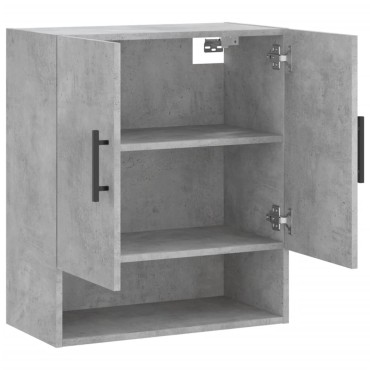 vidaXL Ντουλάπι Τοίχου Γκρι Σκυρ. 60x31x70cm Επεξεργασμένο Ξύλο 1 τεμ.