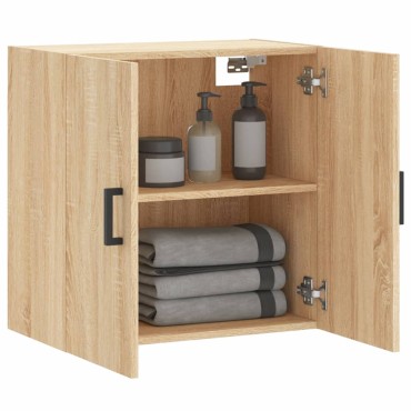 vidaXL Ντουλάπι Τοίχου Sonoma Δρυς 60x31x60cm Επεξεργασμένο Ξύλο 1 τεμ.