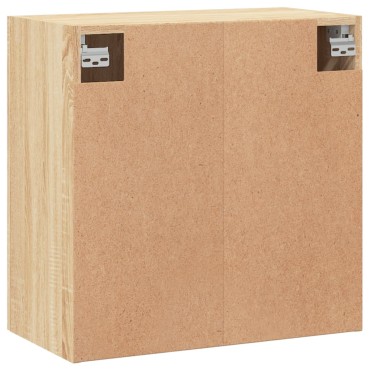 vidaXL Ντουλάπι Τοίχου Sonoma Δρυς 60x31x60cm Επεξεργασμένο Ξύλο 1 τεμ.