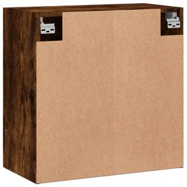 vidaXL Ντουλάπι Τοίχου Καπνιστή Δρυς 60x31x60cm Επεξεργασμένο Ξύλο 1 τεμ.
