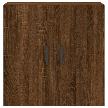 vidaXL Ντουλάπι Τοίχου Καφέ Δρυς 60x31x60cm Επεξεργασμένο Ξύλο 1 τεμ.