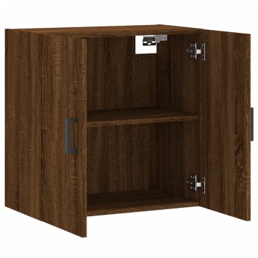 vidaXL Ντουλάπι Τοίχου Καφέ Δρυς 60x31x60cm Επεξεργασμένο Ξύλο 1 τεμ.