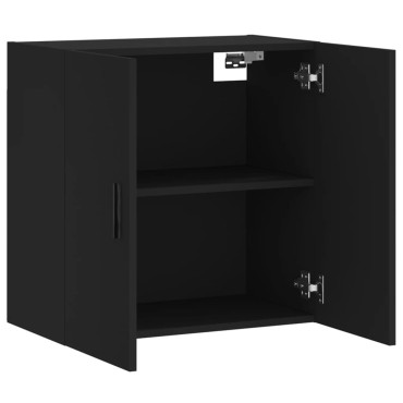 vidaXL Ντουλάπι Τοίχου Μαύρο 60x31x60cm από Επεξεργασμένο Ξύλο 1 τεμ.