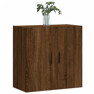 vidaXL Ντουλάπι Τοίχου Καφέ Δρυς 60x31x60cm Επεξεργασμένο Ξύλο 1 τεμ.