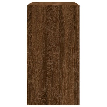 vidaXL Ντουλάπι Τοίχου Καφέ Δρυς 60x31x60cm Επεξεργασμένο Ξύλο 1 τεμ.