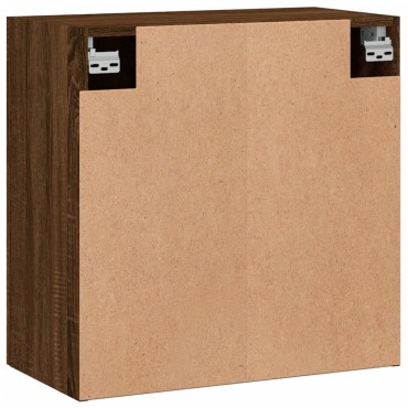 vidaXL Ντουλάπι Τοίχου Καφέ Δρυς 60x31x60cm Επεξεργασμένο Ξύλο 1 τεμ.