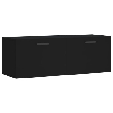 vidaXL Ντουλάπι Τοίχου Μαύρο 100x36,5x35cm από Επεξεργασμένο Ξύλο 1 τεμ.