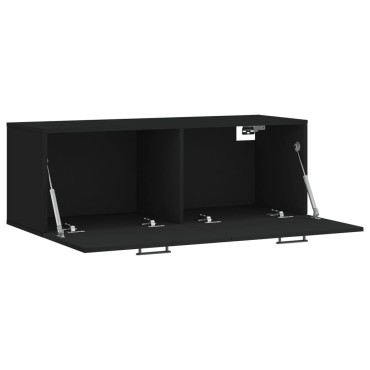 vidaXL Ντουλάπι Τοίχου Μαύρο 100x36,5x35cm από Επεξεργασμένο Ξύλο 1 τεμ.