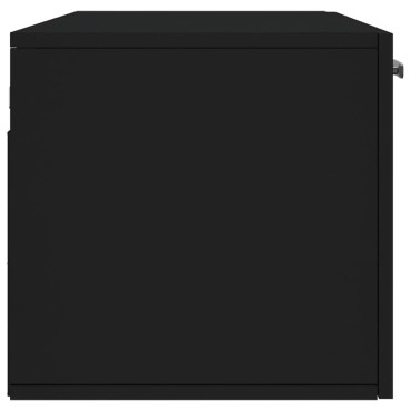 vidaXL Ντουλάπι Τοίχου Μαύρο 100x36,5x35cm από Επεξεργασμένο Ξύλο 1 τεμ.