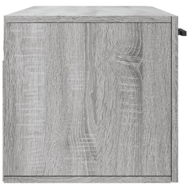 vidaXL Ντουλάπι Τοίχου Γκρι Sonoma 100x36,5x35cm Επεξεργασμένο Ξύλο 1 τεμ.