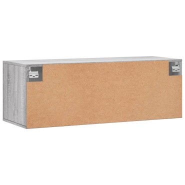 vidaXL Ντουλάπι Τοίχου Γκρι Sonoma 100x36,5x35cm Επεξεργασμένο Ξύλο 1 τεμ.