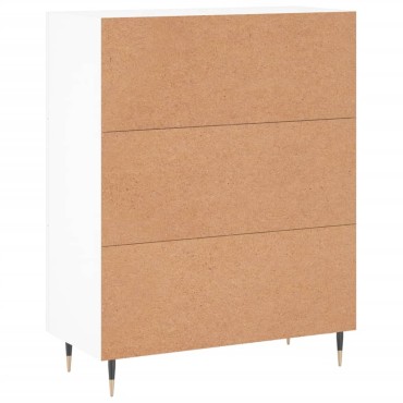 vidaXL Ντουλάπι Λευκό 69,5x34x90cm από Επεξεργασμένο Ξύλο 1 τεμ.