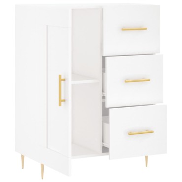 vidaXL Ντουλάπι Λευκό 69,5x34x90cm από Επεξεργασμένο Ξύλο 1 τεμ.