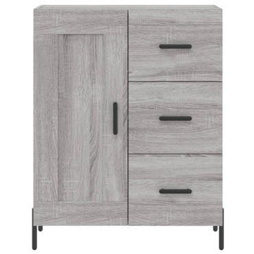 vidaXL Ντουλάπι Γκρι Sonoma 69,5x34x90cm από Επεξεργασμένο Ξύλο 1 τεμ.