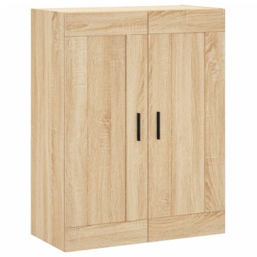 vidaXL Ντουλάπι Επιτοίχιο Sonoma Δρυς 69,5x34x90cm Επεξεργ. Ξύλο 1 τεμ.