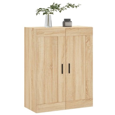 vidaXL Ντουλάπι Επιτοίχιο Sonoma Δρυς 69,5x34x90cm Επεξεργ. Ξύλο 1 τεμ.