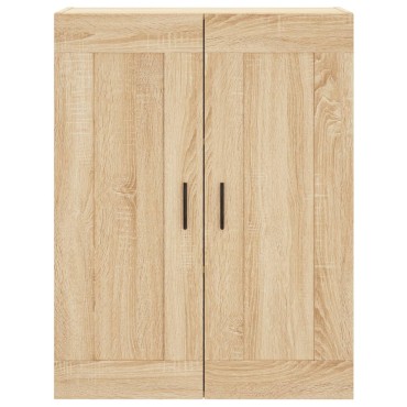 vidaXL Ντουλάπι Επιτοίχιο Sonoma Δρυς 69,5x34x90cm Επεξεργ. Ξύλο 1 τεμ.