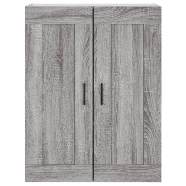 vidaXL Ντουλάπι Επιτοίχιο Γκρι Sonoma 69,5x34x90cm Επεξεργ. Ξύλο 1 τεμ.