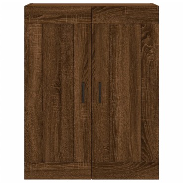 vidaXL Ντουλάπι Τοίχου Καφέ Δρυς 69,5x34x90cm από Επεξεργ. Ξύλο 1 τεμ.