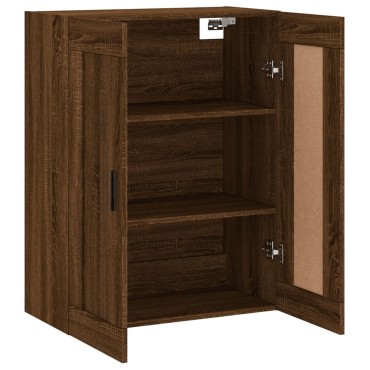 vidaXL Ντουλάπι Τοίχου Καφέ Δρυς 69,5x34x90cm από Επεξεργ. Ξύλο 1 τεμ.