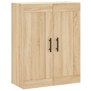vidaXL Ντουλάπι Επιτοίχιο Sonoma Δρυς 69,5x34x90cm Επεξεργ. Ξύλο 1 τεμ.