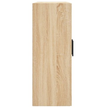 vidaXL Ντουλάπι Επιτοίχιο Sonoma Δρυς 69,5x34x90cm Επεξεργ. Ξύλο 1 τεμ.