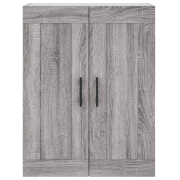vidaXL Ντουλάπι Επιτοίχιο Γκρι Sonoma 69,5x34x90cm Επεξεργ. Ξύλο 1 τεμ.